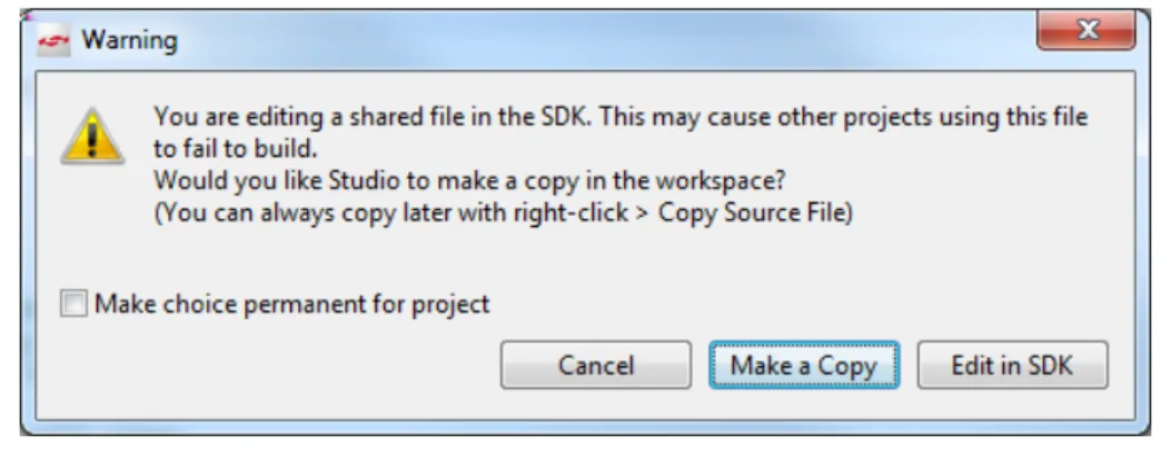 Figure 4.5  Plugin Edit Warning