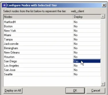 Figure 2-30   Configure Nodes with Selected Tier dialog box
