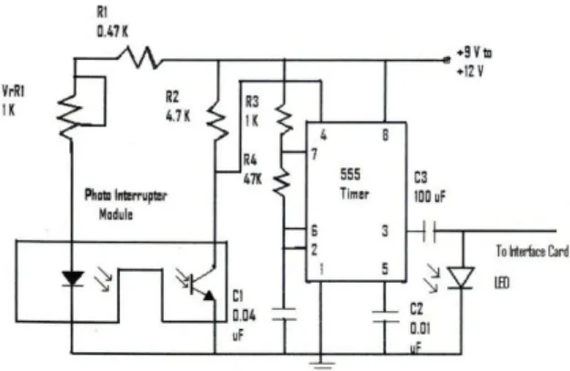 Fig. 7: Circuit diagram of Alarm/Hooter. 