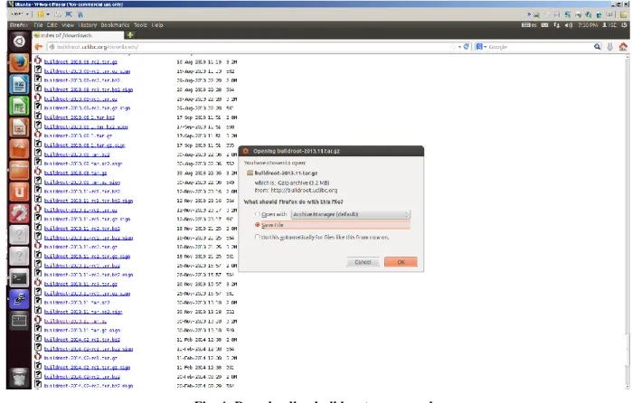 Fig. 4: Downloading buildroot source code. 