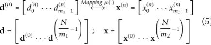 Figure 2 Mapping of non-binary symbols onto QAM symbols and STBC input-words.