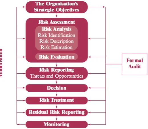 Figure 2.5 The Risk Management Process (AIRMIC, 2002:4) 