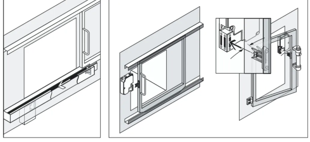 Fig. 5: Fixed and flexible actuatorEnd stop – for heavy
