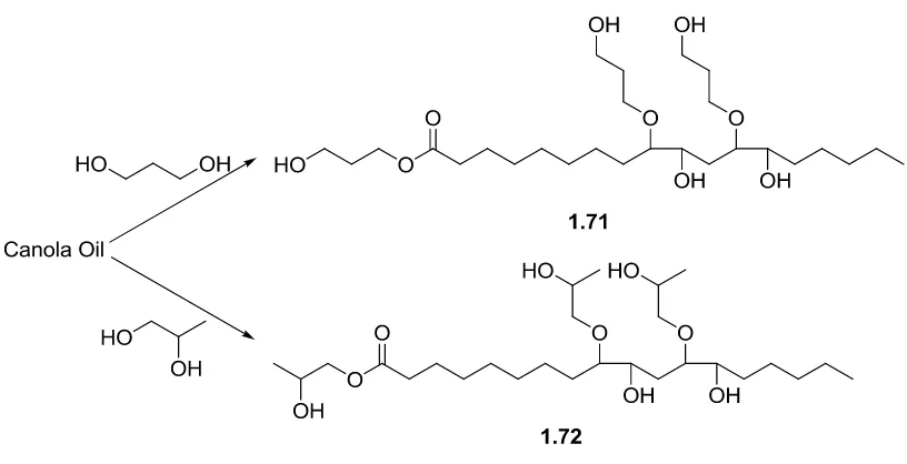 Figure 1.31: Monomer produced by Miao et al. for bio-based polyurethanes.120