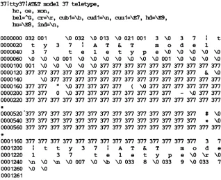 table. Special characters in AX or \c notation are stored in their interpreted form, not the printing representation