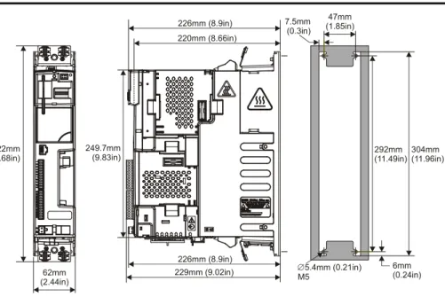 Figure 3-1 DimensionsEnclosure