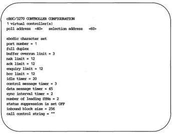 Figure 2-4: Sample bsopts Configuration Screen 