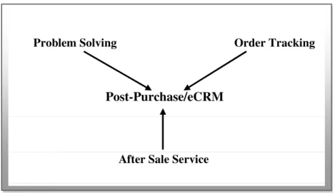 Table 3 below presents the description of Post-Purchase/eCRM Features (Problem Solving, Order  Tracking, and after sale Service) 
