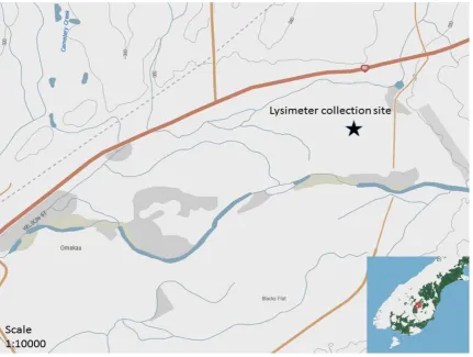 Figure 6: Lysimeter collection site. Source S-Map. 