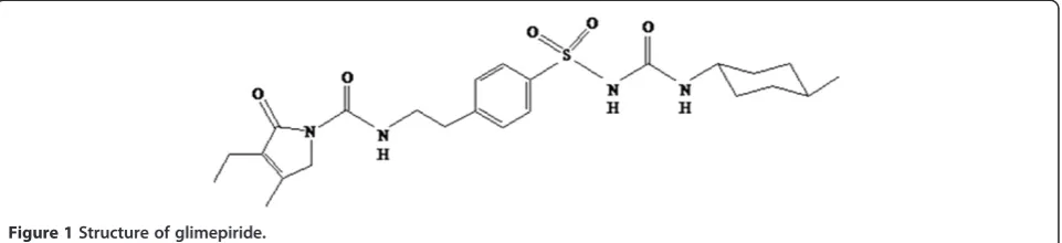 Figure 1 Structure of glimepiride.