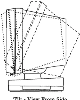 Figure 2-5 Tilt and Swivel 