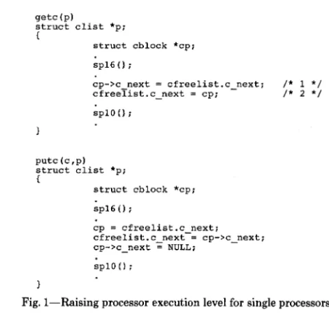 Fig. I-Raising processor execution level for single processors. 
