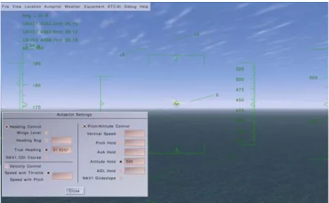 Fig. 7   Cessna 182 RC in True heading flight 