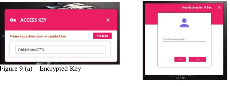 Figure 9 (a) – Encrypted Key 