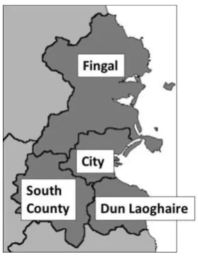 Figure ‎1.1 Map of Greater Dublin Area 
