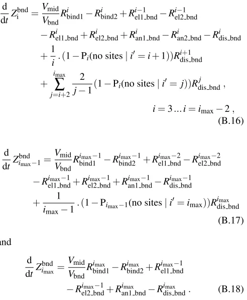 Fig. C 1 is the rate of dissociation. test Binding to multiple sites. As multiple binding sites are available toa single polymer chain, binding is modelled as a Markov chain where j is themaximum number of binding sites available