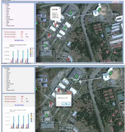 Fig. 2: Embedded Google Earth into VC# Application 