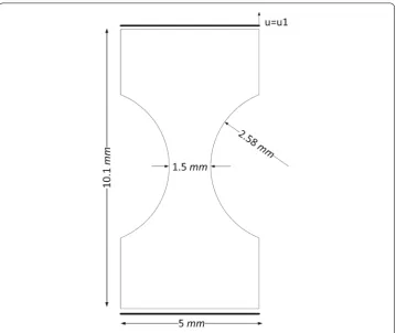 Table 2 Material parameters for the notched specimen