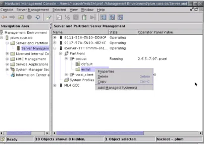 Figure 3.1:   HMC: Server Management—Properties