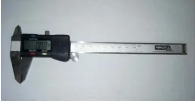 Figure 5. Digital Vernier caliper. 