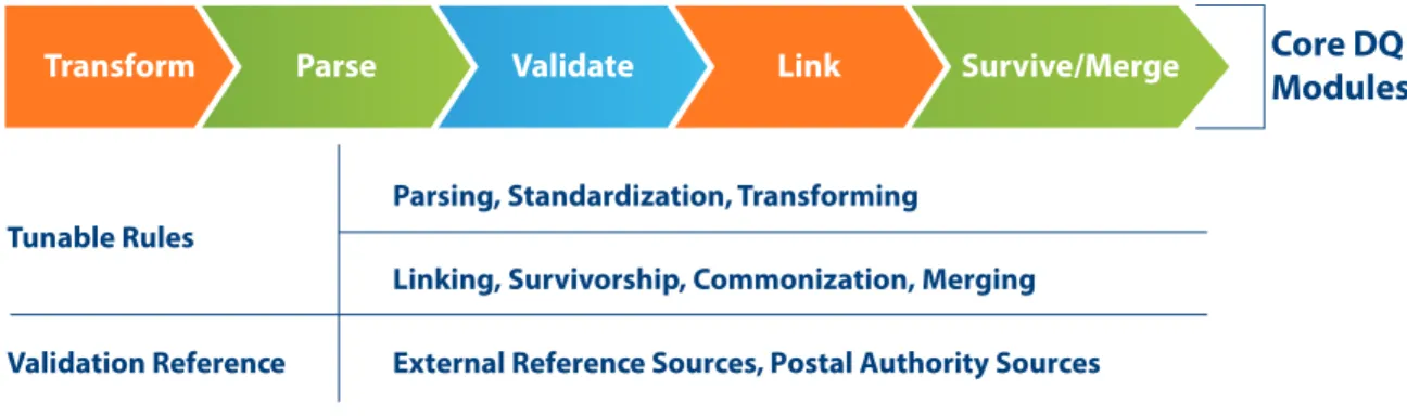 Figure 5. Quality Processing in the Trillium Software System