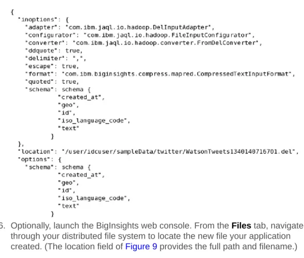 Figure 9. The Eclipse console displays your application's output