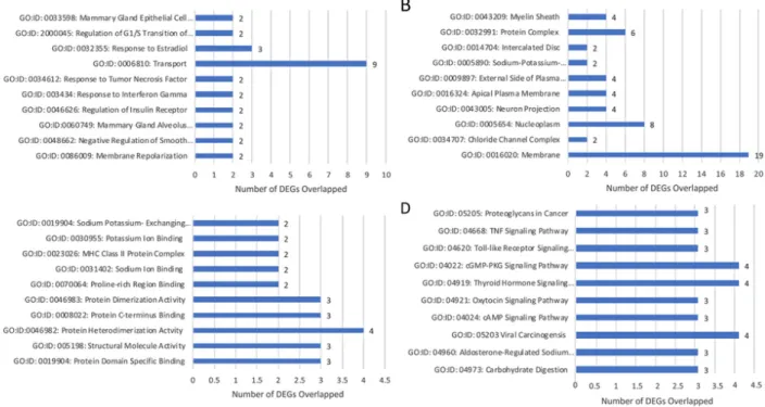 Figure 5: Gene annotation (GO) enrichment analysis for top 10 probe sets, for SP3 vs. NSP2,  in-vitro 