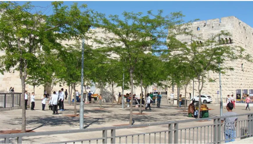 Figure 5: Teddy Park, view on the fountain display 
