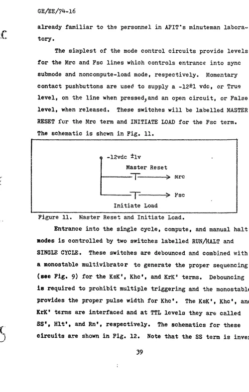 Figure 11. Master Reset and Initiate Load.