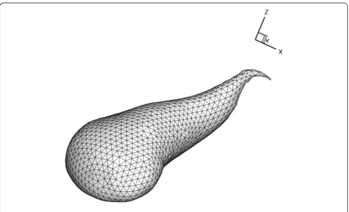 Fig. 6 Finite element mesh for the gall bladder