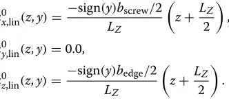 Fig. 11 Variation of stacking fault widths for several angles