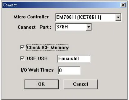 Figure 19:Connect dialog box 