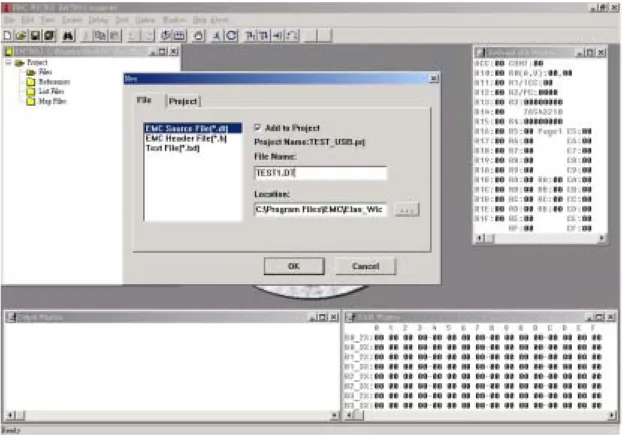 Figure 23: create a new file to project 