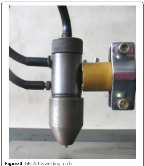 Figure 4 Relative position between the outer and inner nozzles