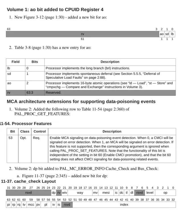 Table 11-54. Processor Features