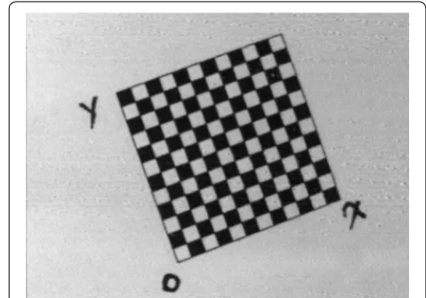 Figure 6 Two‑dimensional calibration template