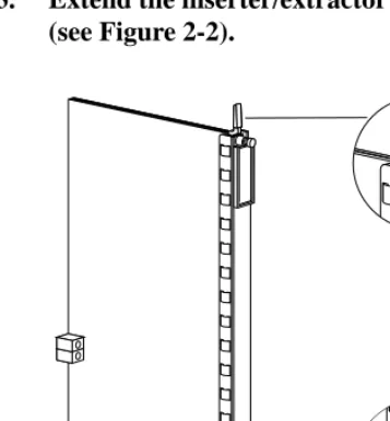 Figure 2-2. Inserter/extractor lever