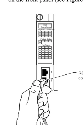 Figure 2-6. Connecting devices to the Model 5390 server