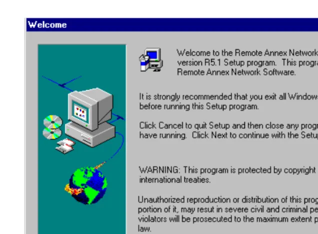 Figure 2-1. Welcome Dialog Box