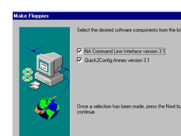 Figure 2-3. Make Floppies Dialog Box