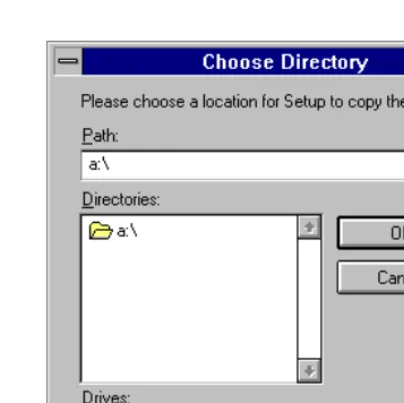 Figure 2-5. Choose Directory Dialog Box