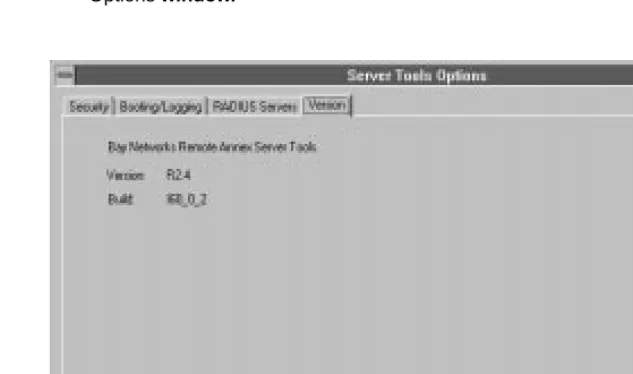 Figure 2-4. The Version Dialog Box