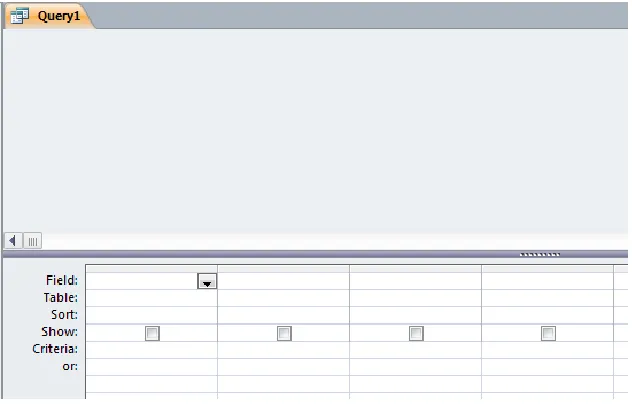 Figure 4.1  Create a query