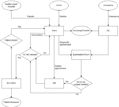Figure 1. Patient flows at the Radboudumc 