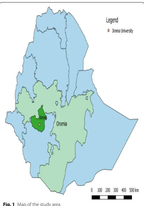 Fig. 1 Map of the study area