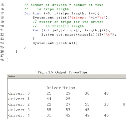 Figure 2.5: Output: DriversTrips.