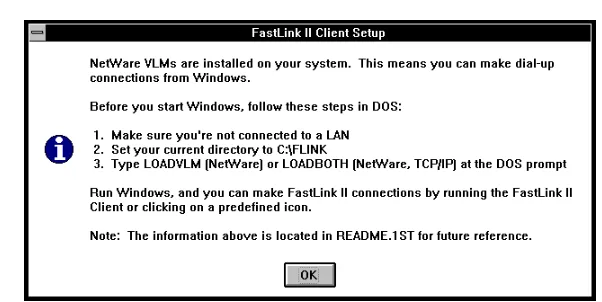 Figure 8: Final Install Dialog