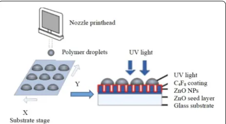Figure 5 Fabrication process of microlens array based on microplas‑tic hot embossing