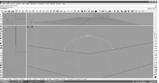 Fig. 2 Angular Distortion Measured from Microscribe G2 Coordinate Measuring Machine  