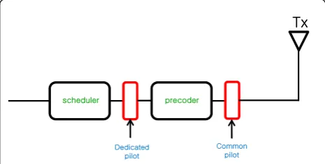 Figure 2 Structure of common pilot and dedicated pilot.